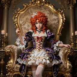 Makise kurisu, steins gate, dramatic, elaborate emotive Baroque and Rococo styles to emphasize beauty as a transcendental, 8k image, ultra-realistic, the style of WLOP