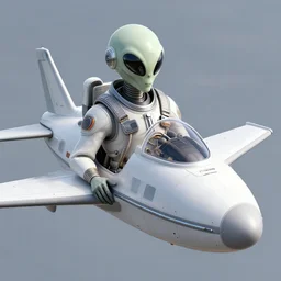 alien pilot in a ship by maciej kuciara. photograph.