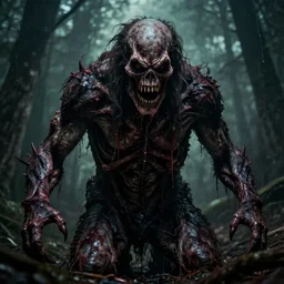 deeply disturbing imagery of a living monster. unsettling photography now released by the us government press release. viewer discrention required. adult supervision historic horrific photography. the monster.