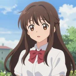 anime girl, 4k