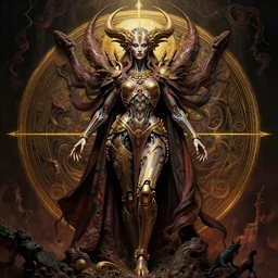 biomechanical goddess, doom, sf, intricate artwork masterpiece, ominous, matte painting movie poster, golden ratio, trending on cgsociety, intricate, epic, trending on artstation, by artgerm, h. r. giger and beksinski, highly detailed, vibrant, production cinematic character render, ultra high quality model