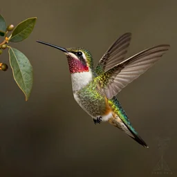 A beautiful hummingbird, artstation, by J. C. Leyendecker and Peter Paul Rubens,