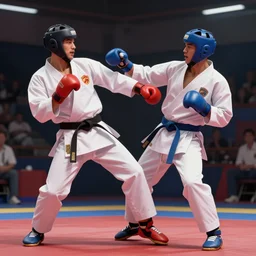 Karate Kyle beats the crap out of Bad Luck Brian, Realistic, 4k Resolution, 8k Resolution, Detailed, Very Detailed, Highly Detailed, HD Quality, Digital Art, Trending on Artstation