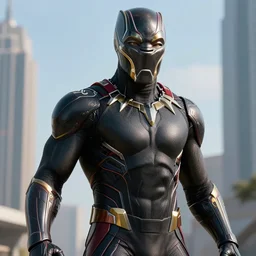terminator as marvel black panther