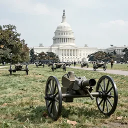World War One battlefield in Washington DC