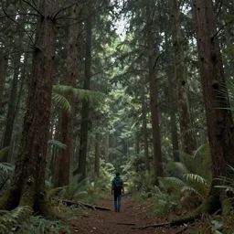 the trance in the woods, ultra realistic, artstation