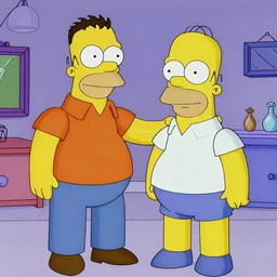 john hamm combined with homer simpson
