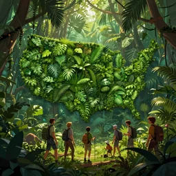 photo the last us environement part 2 jungle 4 k rtx hdr volume light concept studio matte painting digital illustration fanart artstation by eytan zana and balazs agoston, jad saber, aaron limonick, pablo dominguez and florent lebrun and robby johnson