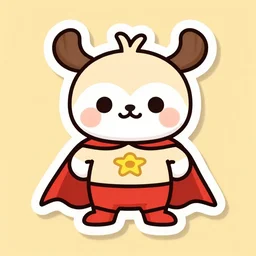 cute miss mascot moustillon moustillon oshawott super hero sticker art, cronobreaker, beeple game icon