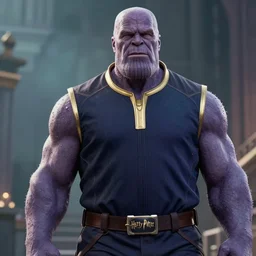 Harry Potter is Thanos, hyperdetailed, artstation, cgsociety, 8k