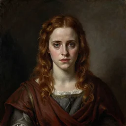 lilith as emma watson, biblical portrait, painting, 18th century, oil, eerie ambience
