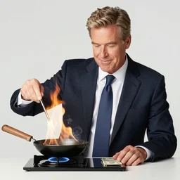 the art of flambéing money by Jim Cramer