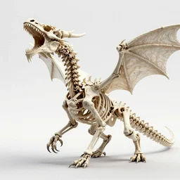 fantasy skeletal dragon roaring, ultra realistic, wide angle, intricate details, highly detailed by peter mohrbacher, hajime sorayama, wayne barlowe, boris vallejo, aaron horkey, gaston bussiere, craig mullins
