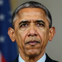 beautiful lifelike serious painting of obama, looking up at the camera with epic squinted eyes, symmetrical hyperdetailed face, defined jawline, beautiful perfectly shaded cinematic lighting. expressive detailed background. trending on artstation, greg rutkowski, hyper detailed, 4 k, high quality, smooth, sharp focus