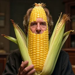 hyperrealistic dslr film still of billy mays disguised as ) corn on the cob ), stunning 8 k octane comprehensive 3 d render, inspired by istvan sandorfi & greg rutkowski & unreal engine, perfect symmetry, dim volumetric cinematic lighting, extremely hyper - detailed, incredibly real lifelike attributes & flesh texture, intricate, masterpiece, artstation, stunning
