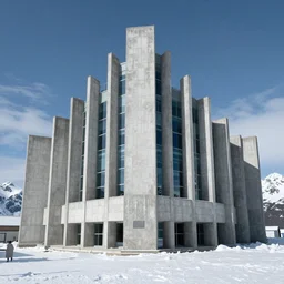 Brutalist glaciology