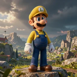 still of Luigi in X files