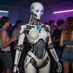 rave party by frank franzetta, biomechanical, 4 k, hyper detailed