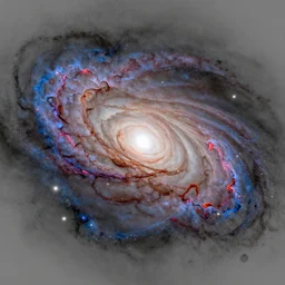2 galaxies collapsing each other