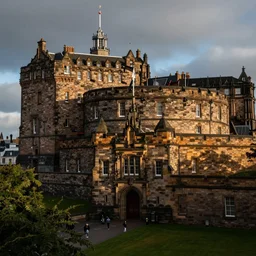 soviet scotland edinburgh castle photograph
