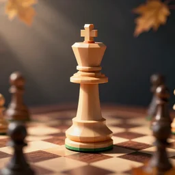( voxel queen chess piece, isometric, sharpfocus, photorealism, soft diffuse autumn lights, some sun light ray, dark room wall, canon 5 d 5 0 mm lens