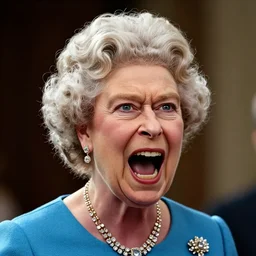 queen elizabeth screaming