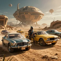mad max fury road boba fett vehicles on tattoine planet from star wars