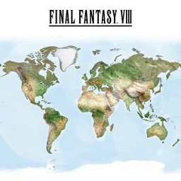 map of the world of final fantasy vii