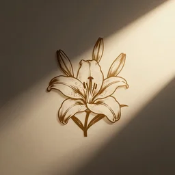 ! dream lily logo design vector icon, logo icons, lily clipart, symbol png