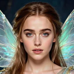 emilia clarke as a fairy with wings, hyper realistic face, beautiful eyes, fantasy art, in the style of greg rutkowski, illustration, epic, fantasy, intricate, hyper detailed, artstation, concept art, smooth, sharp focus, vibrant