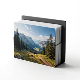 futuristic file organizer, studio product photography, isolated on a pure white background, centered, entire object in frame, sharp focus, soft studio lighting