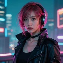 cyberpunk self portrait