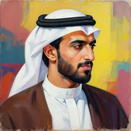 portrait painting of osama bin ladin in dragon ball z, medium shot, asymmetrical, profile picture, organic painting, sunny day, matte painting, bold shapes, hard edges, street art, trending on artstation
