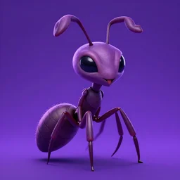 character portrait art, ant!! ( animal ) alien, trending in artstation, purple color lighting