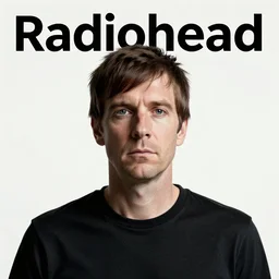 Radiohead Album Cover, realistic, hyperrealistic, highly detailed, very detailed, ultra detailed, HD quality, 4k resolution, 8k resolution, trending on Artstation
