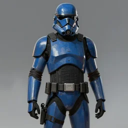 star wars concept art by greg rutkowski, soldier wearing a blue and black tactical gear, digital painting, artstation, concept art, smooth, sharp foccus ilustration, artstation hq