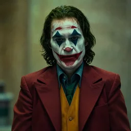 film still of Keanu Reeves as joker in the new Joker movie