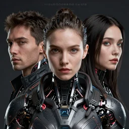 a hyper detailed octane render concept art by xision wu, kerem beyit, sandara tang portrait of cyberpunk cyborg, dim lighting, detailed portraits, unreal engine 5, highly rendered,, digital painting, artstation, concept art, smooth, sharp focus perfect horizontal ， symmetry illustration, detailed and intricate environment artstation hq