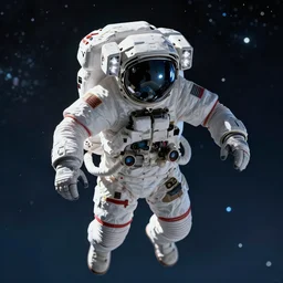 an astronaut floating in space, sci fi, in style of blade runner 2 0 4 9, digital art, detailed, depth of field
