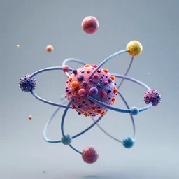 you are best particle physicist in the world. you are knowledgeable and imaginative, you have refined aesthetic sensibility and you also know how to communicate your ideas to others. present the most accurate and most beautiful 3 d representation of the hydrogen atom you can imagine.