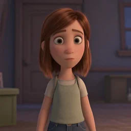 a film still of thora birch from the animated disney pixar movie ghost world