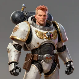 Jesse Pinkman as a space marine Primarch, warhammer 40k, character portrait art by Donato Giancola, Craig Mullins, digital art, trending on artstation