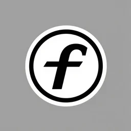 logo for a golf company called ff, svg vector art