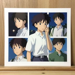loish, artgerm, makoto shinkai art print, expert composition