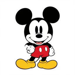 individual silk screen portrait of non binary afro mickey mouse by andy warhol michael pangrazio, nilo rodis clean vector curves, no jagged lines, vector art