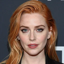 portrait of a beautiful Christina Hendricks with cyberpunk hairstyle by Mario Testino (1980), close up, detailed, award winning, Sony a7R