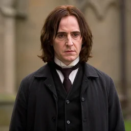 Emma Watson playing as Severus Snape