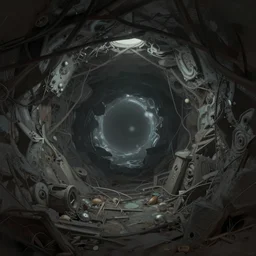 abandoned mine, sharp focus, intricate, elegant, digital painting, artstation, matte, highly detailed, concept art, illustration, volumetric lighting, bokeh light, art by greg olsen and liz lemon swindle