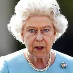 highly detailed portrait of queen elizabeth spitting, global illumination, radiant light, photography