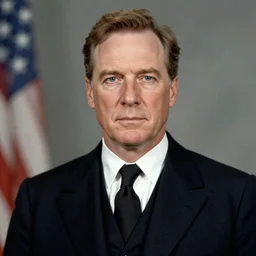 billy bob thornton as andrew johnson, united states president 1 8 6 6, clean shaven, still from the godfather ( 2 )